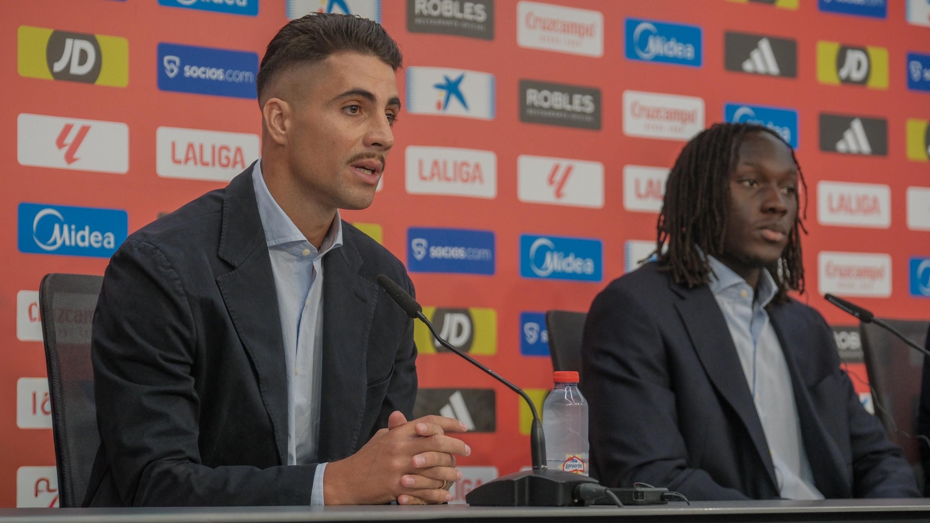 De tener a “Carriço como referente” a la “presencia física en el campo”: la presentación de Cardoso y Mendy
