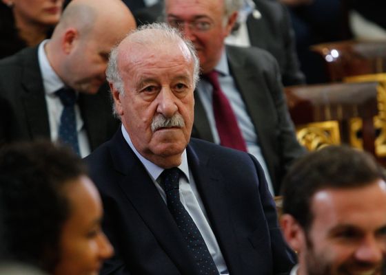 Silenciosa despedida para Vicente del Bosque