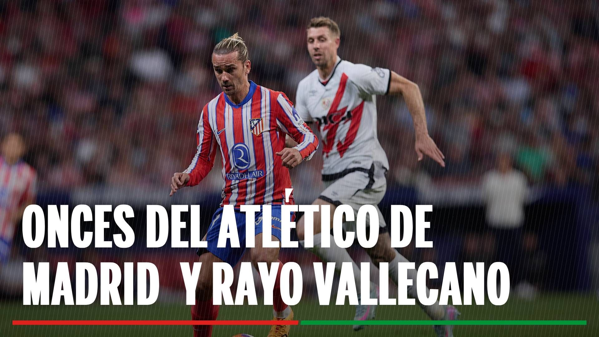 Atlético de Madrid - Rayo Vallecano: Alineaciones, horario, canal y dónde ver en TV y online el partido de la jornada 6 de LaLiga EA Sports