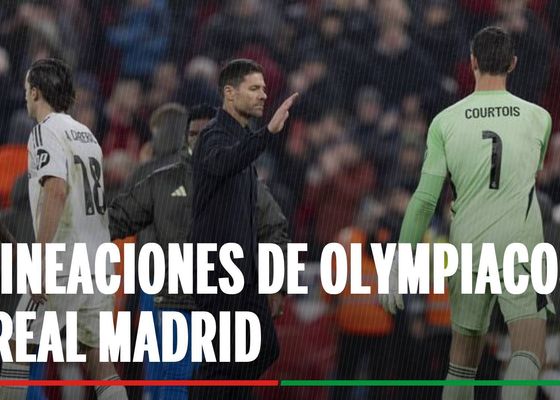Alineaciones Olympiacos - Real Madrid: Alineación confirmada de Olympiacos y Real Madrid en el partido de la UEFA Champions League