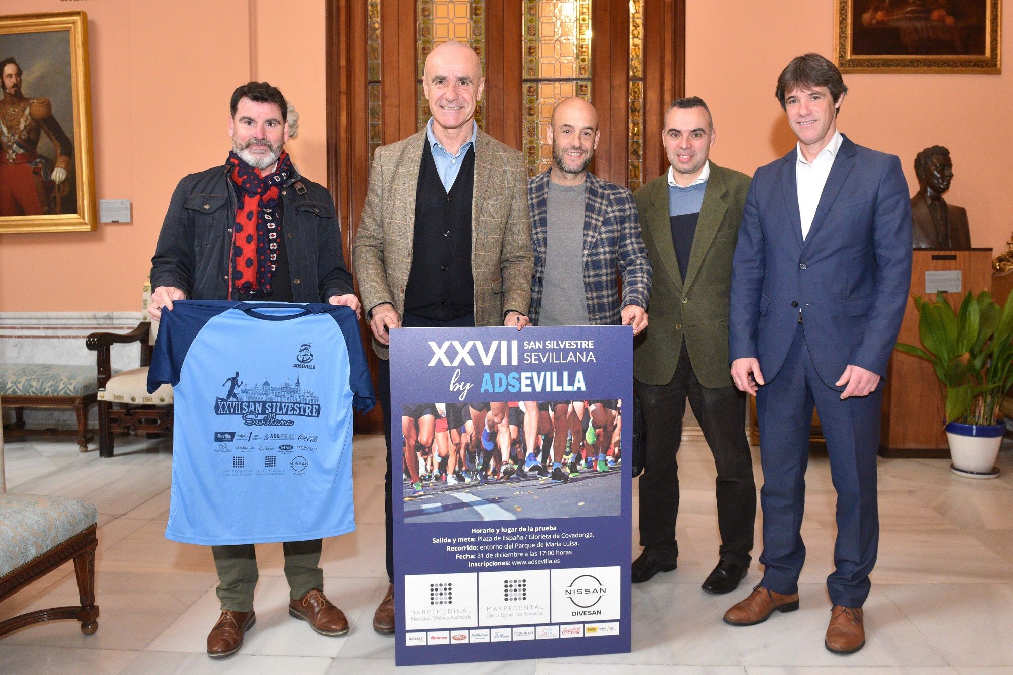 El Ayuntamiento apoya la San Silvestre Sevillana que se disputa en el Parque de María Luisa