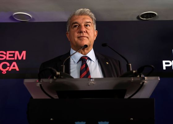  Laporta anuncia medidas contra la UEFA por lo sucedido en el Atlético de Madrid - Barcelona: "Es intolerable lo que nos han hecho"