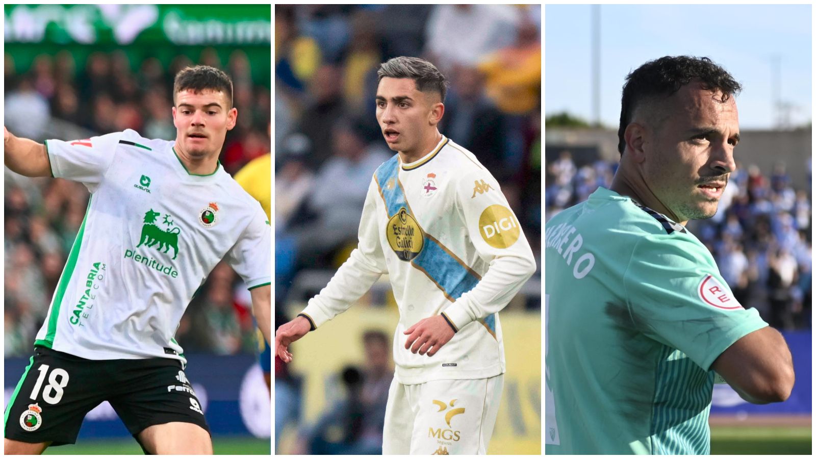 La Inteligencia Artificial no pierde de vista a Málaga, Racing de Santander, Deportivo de La Coruña y Real Valladolid