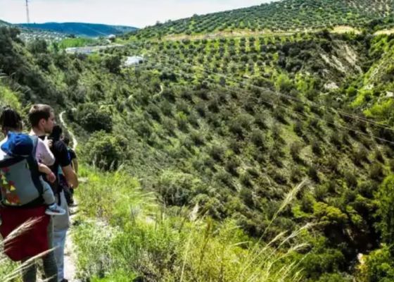 El increíble sendero cerca de Sevilla y con varios cañones