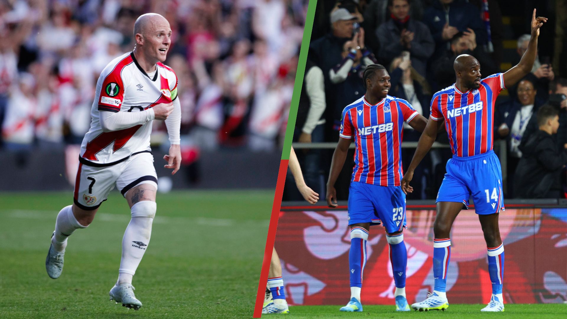 Así quedó la ida de cuartos de final de la Conference League: goleadas del Rayo, Crystal Palace, Shakhtar y victoria del Mainz 05 